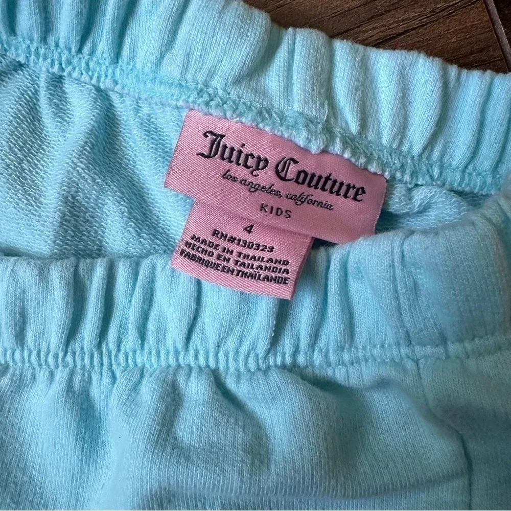 Juicy Couture | 2 Piece Tie-Dye Top and Logo Shorts Set | size 4